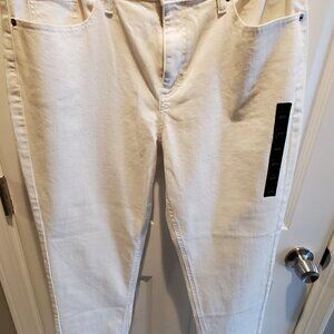 Banana Republic girlfriend  low rise 32/14 white